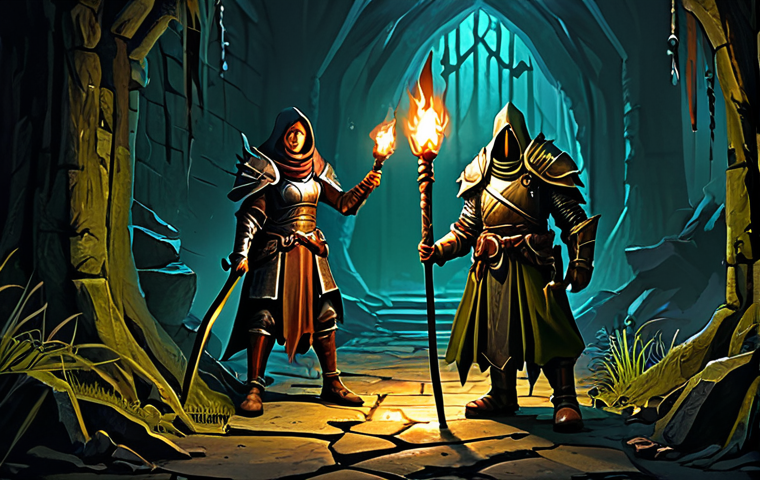 Hellswamp Dungeon Party**

"A group of four adventurers, fully clothed in modest fantasy armor, exploring a dark and eerie dungeon entrance, reminiscent of a swamp. One warrior is holding a torch, illuminating the path ahead. They are ready to face challenges in Hellswamp. Safe for work, appropriate content, professional digital painting, perfect anatomy, correct proportions, well-formed hands, natural pose, family-friendly."

**