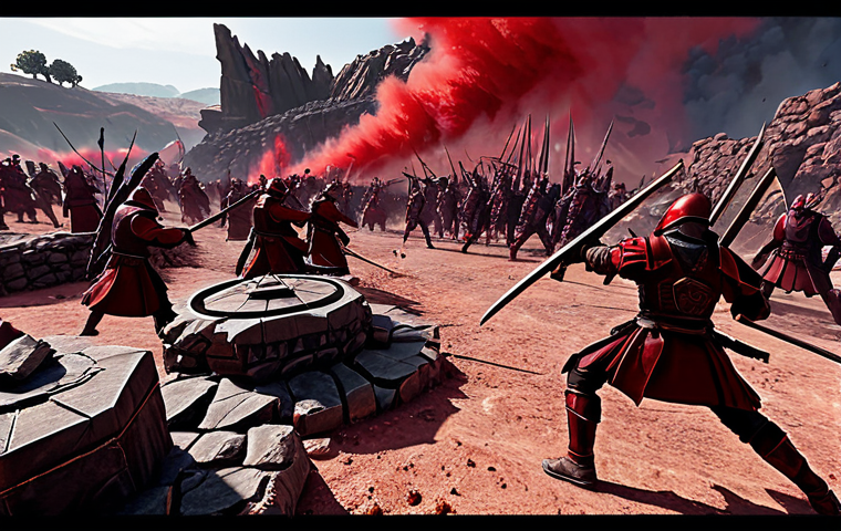 아키에이지 신규 콘텐츠 추천 - Crimson Rift Battle**

"A vast, crimson-colored rift landscape with jagged rocks and swirling red du...
